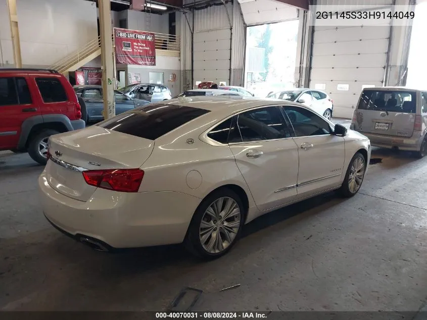 2G1145S33H9144049 2017 Chevrolet Impala 2Lz