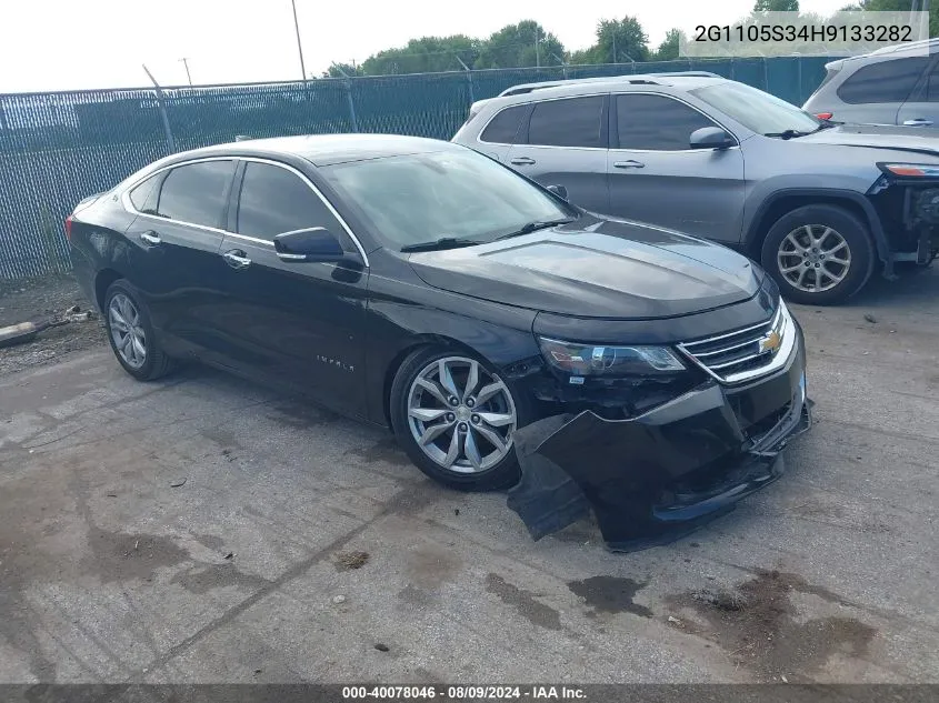 2G1105S34H9133282 2017 Chevrolet Impala 1Lt