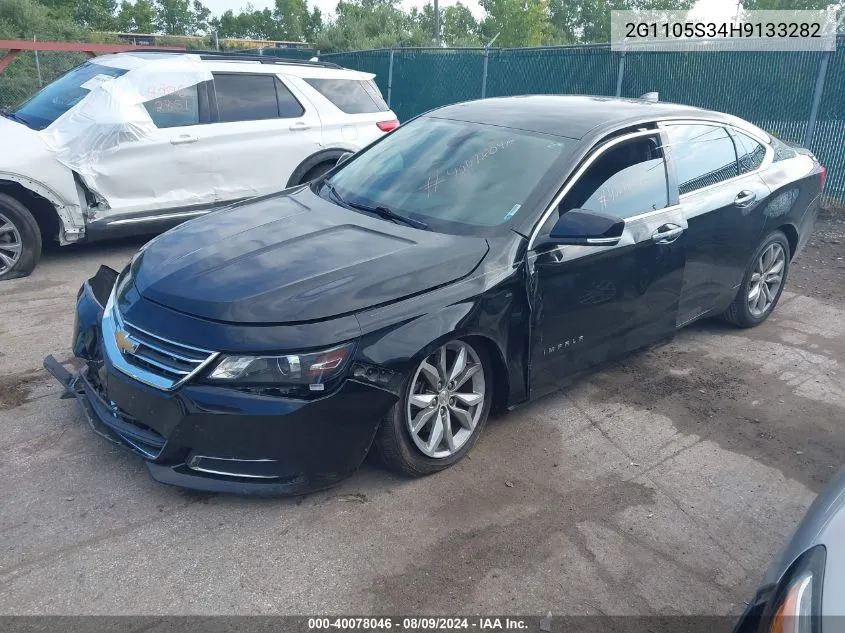 2G1105S34H9133282 2017 Chevrolet Impala 1Lt