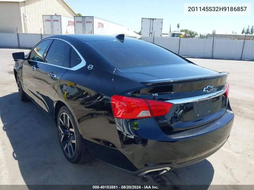 2G1145S32H9186857 2017 Chevrolet Impala 2Lz