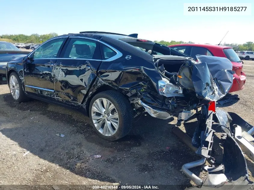 2G1145S31H9185277 2017 Chevrolet Impala 2Lz