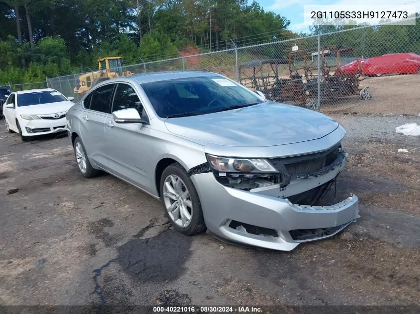 2017 Chevrolet Impala 1Lt VIN: 2G1105S33H9127473 Lot: 40221016