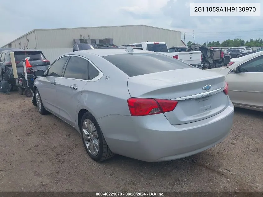 2G1105SA1H9130970 2017 Chevrolet Impala 1Lt