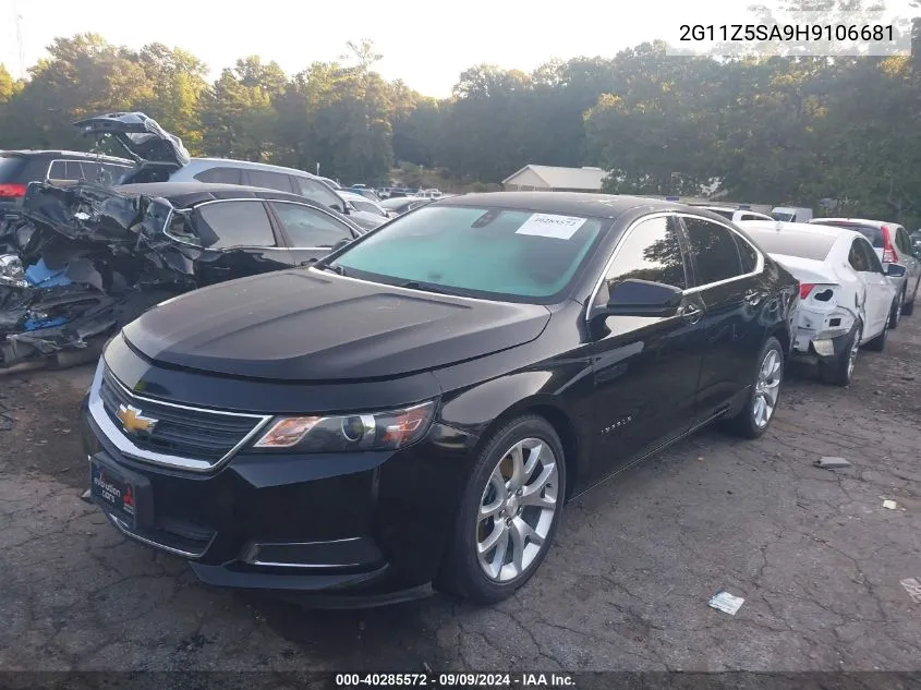 2017 Chevrolet Impala Ls VIN: 2G11Z5SA9H9106681 Lot: 40285572