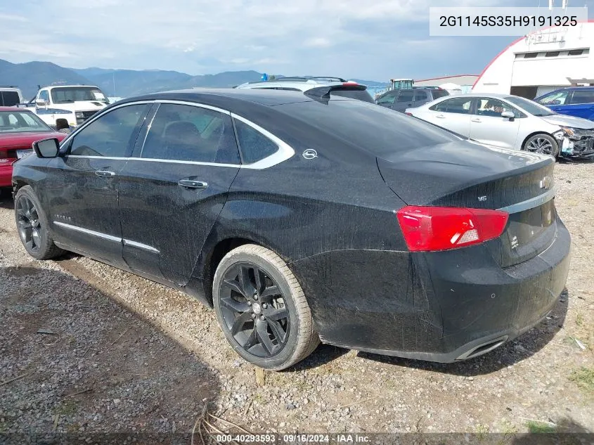 2G1145S35H9191325 2017 Chevrolet Impala Premier