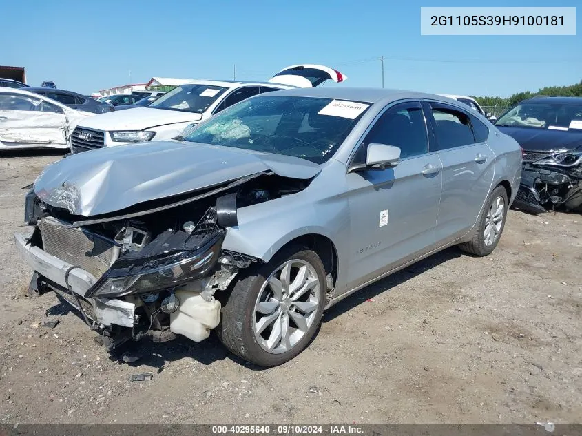 2G1105S39H9100181 2017 Chevrolet Impala Lt