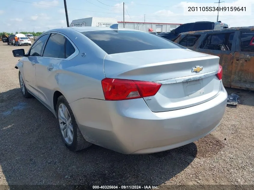 2017 Chevrolet Impala Lt VIN: 2G1105S34H9159641 Lot: 40325604