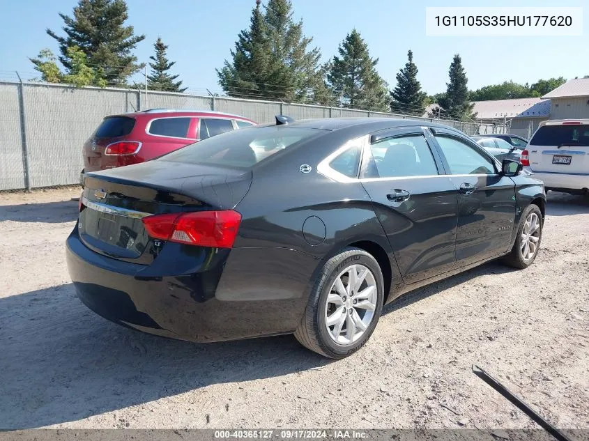 1G1105S35HU177620 2017 Chevrolet Impala 1Lt