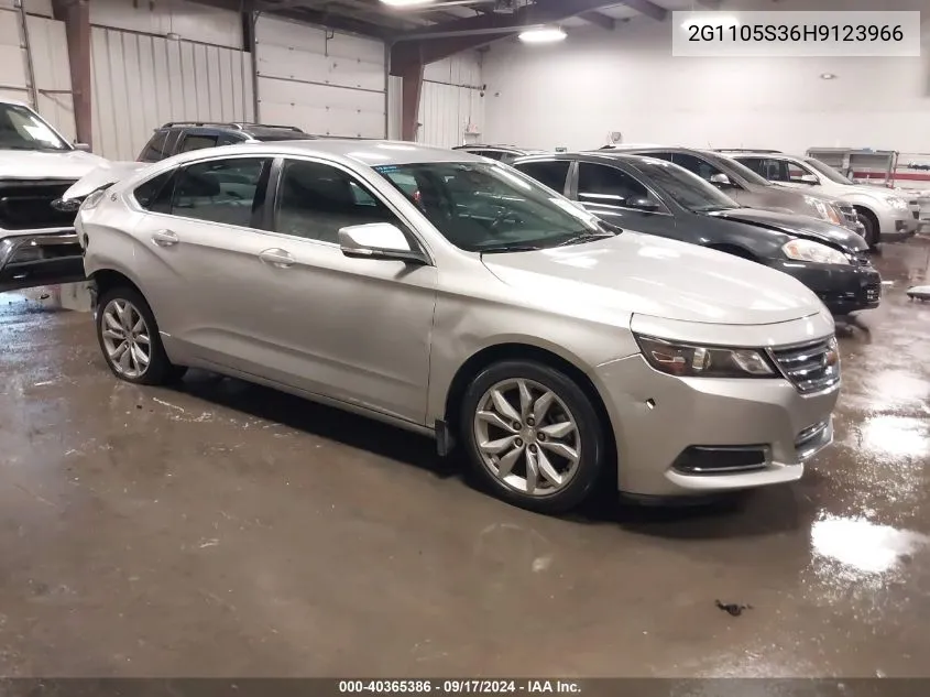 2G1105S36H9123966 2017 Chevrolet Impala 1Lt