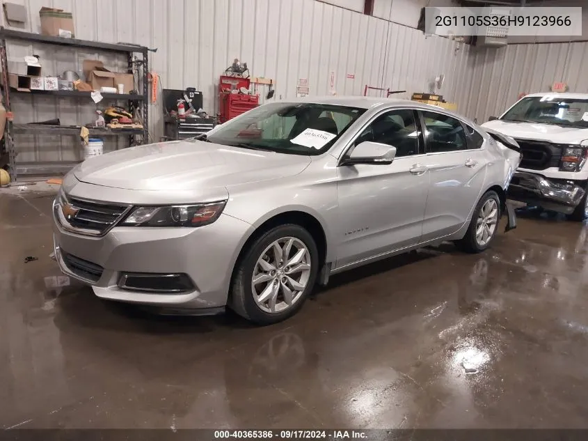 2G1105S36H9123966 2017 Chevrolet Impala 1Lt