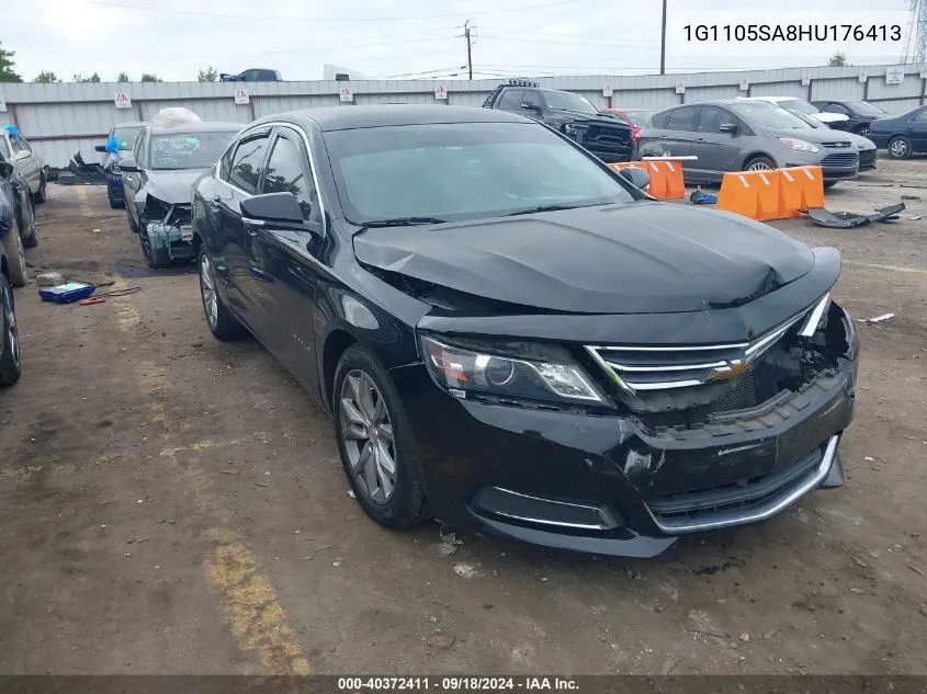 2017 Chevrolet Impala 1Lt VIN: 1G1105SA8HU176413 Lot: 40372411