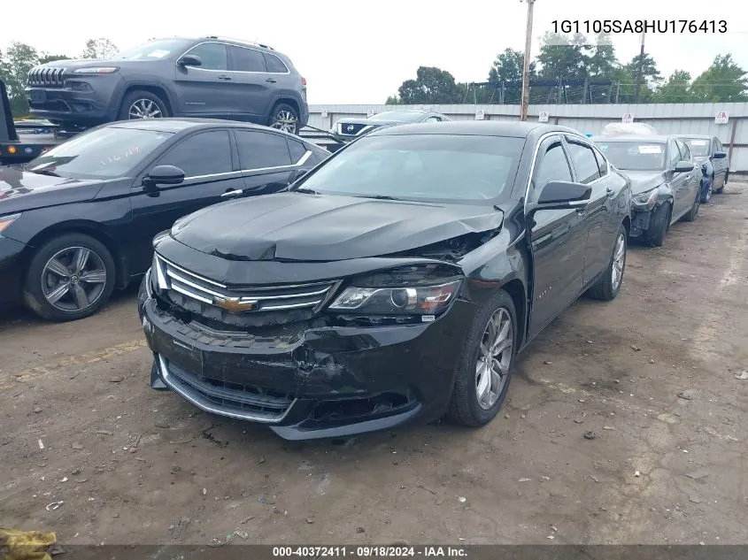 2017 Chevrolet Impala 1Lt VIN: 1G1105SA8HU176413 Lot: 40372411