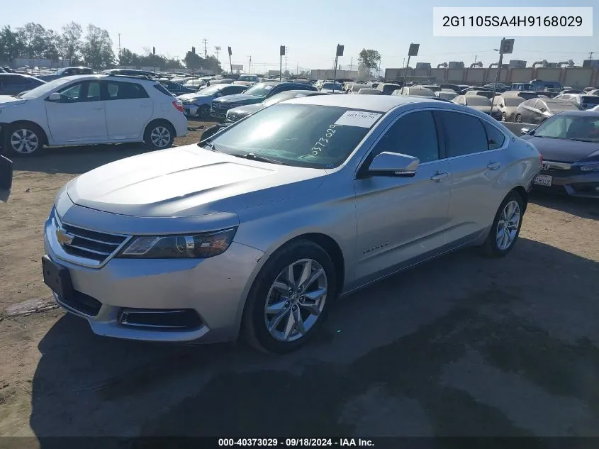 2017 Chevrolet Impala 1Lt VIN: 2G1105SA4H9168029 Lot: 40373029