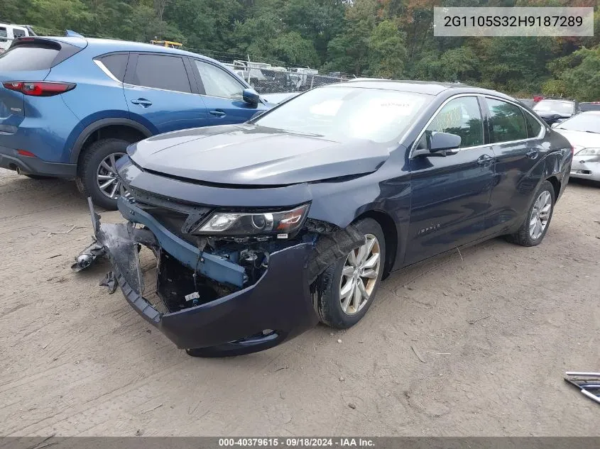 2G1105S32H9187289 2017 Chevrolet Impala 1Lt