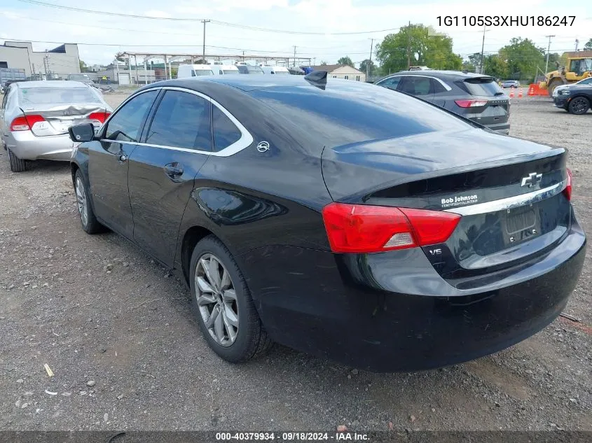 1G1105S3XHU186247 2017 Chevrolet Impala 1Lt