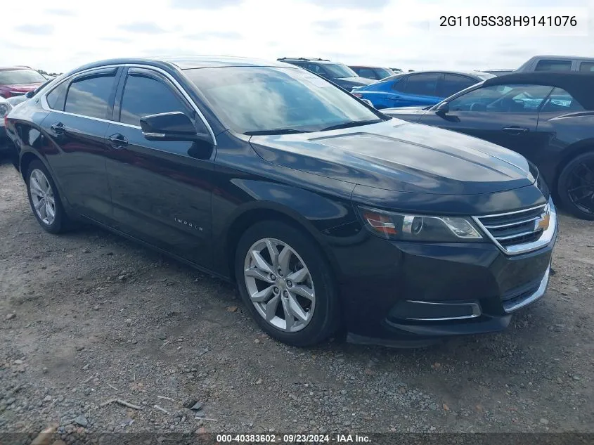 2017 Chevrolet Impala 1Lt VIN: 2G1105S38H9141076 Lot: 40383602