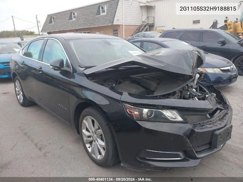 2G1105S32H9188815 2017 Chevrolet Impala 1Lt