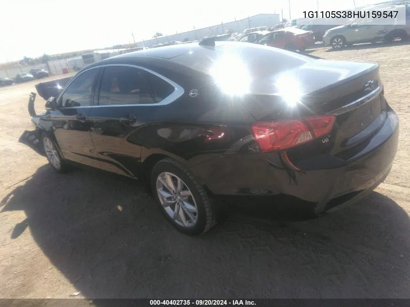 1G1105S38HU159547 2017 Chevrolet Impala 1Lt