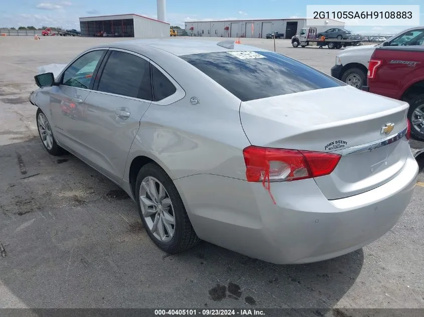 2G1105SA6H9108883 2017 Chevrolet Impala Lt