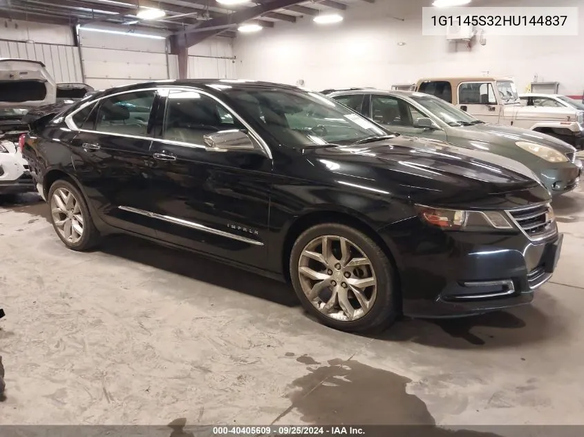 1G1145S32HU144837 2017 Chevrolet Impala 2Lz