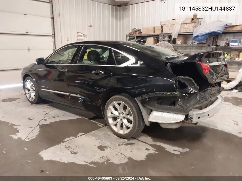 1G1145S32HU144837 2017 Chevrolet Impala 2Lz