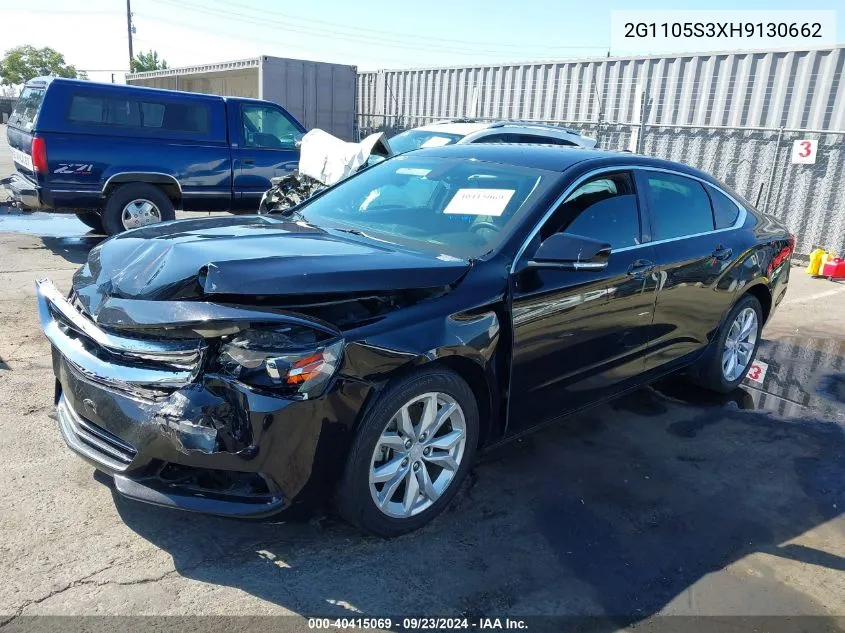 2017 Chevrolet Impala Lt VIN: 2G1105S3XH9130662 Lot: 40415069