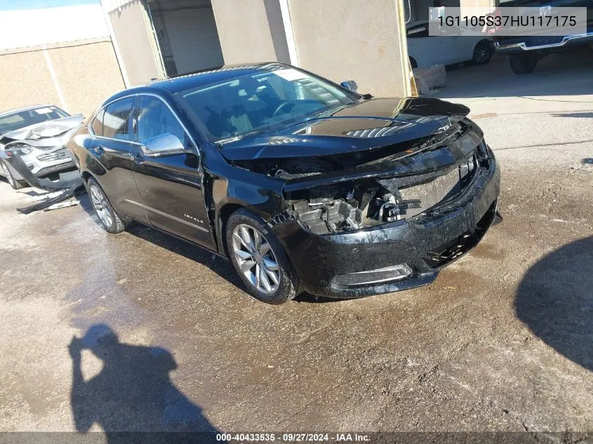 1G1105S37HU117175 2017 Chevrolet Impala 1Lt