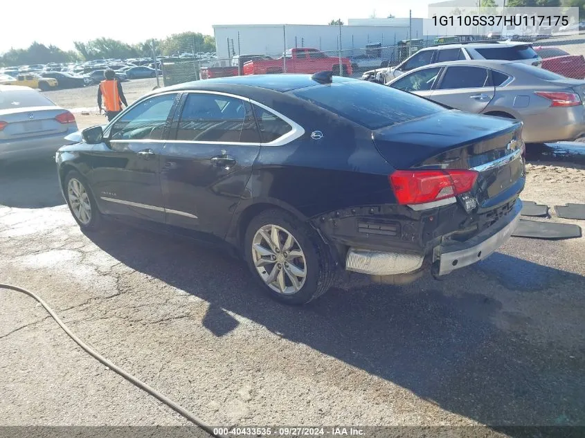 1G1105S37HU117175 2017 Chevrolet Impala 1Lt