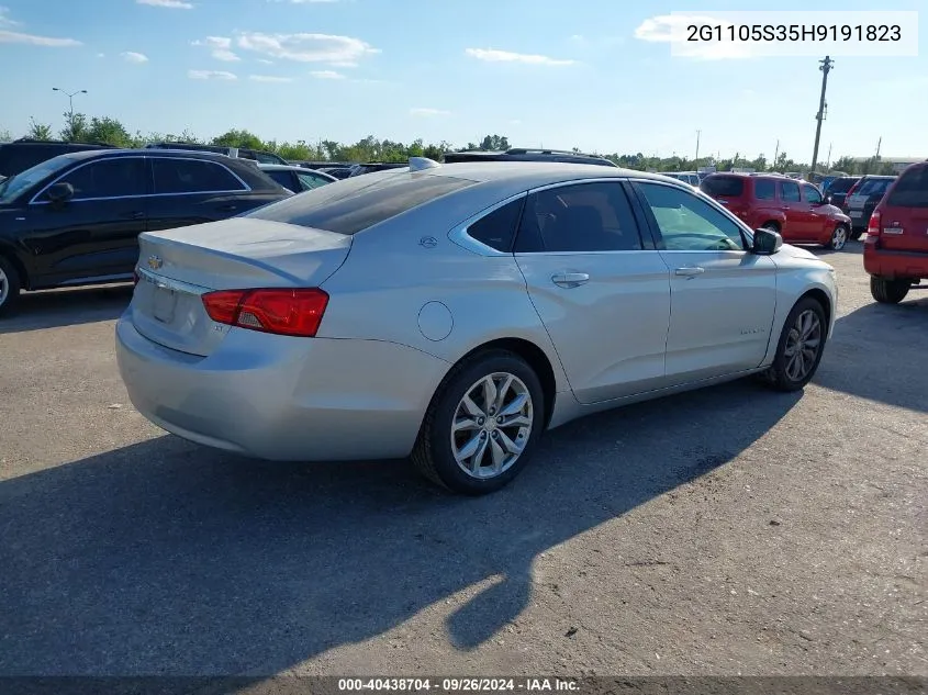 2G1105S35H9191823 2017 Chevrolet Impala 1Lt