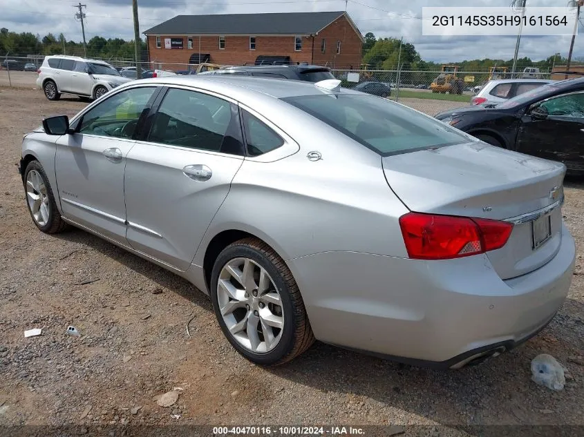 2G1145S35H9161564 2017 Chevrolet Impala 2Lz