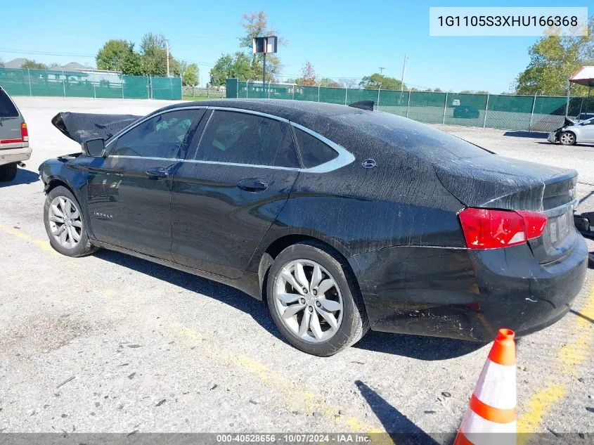 2017 Chevrolet Impala 1Lt VIN: 1G1105S3XHU166368 Lot: 40528656