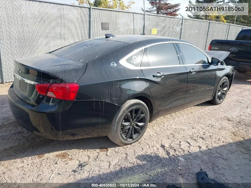 2017 Chevrolet Impala Lt VIN: 2G1105SA1H9185063 Lot: 40555502