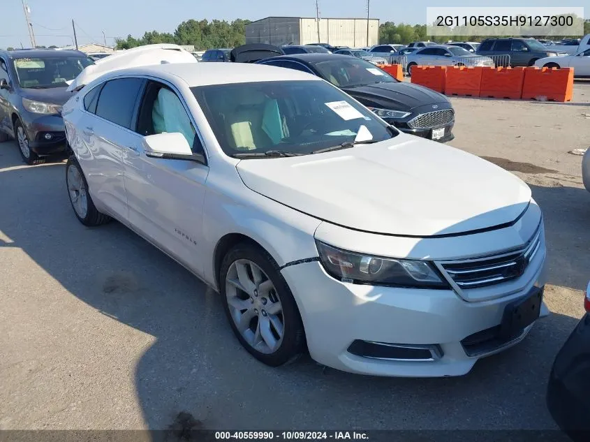 2017 Chevrolet Impala 1Lt VIN: 2G1105S35H9127300 Lot: 40559990