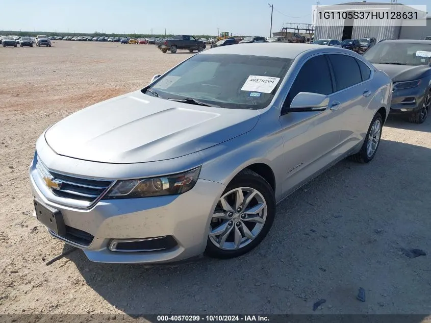 2017 Chevrolet Impala 1Lt VIN: 1G1105S37HU128631 Lot: 40570299