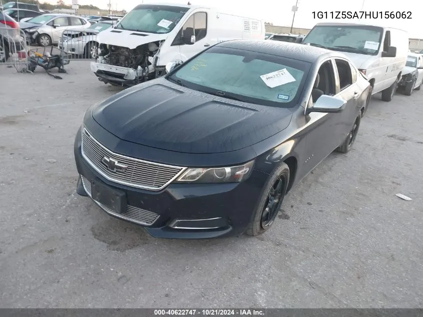 1G11Z5SA7HU156062 2017 Chevrolet Impala Ls