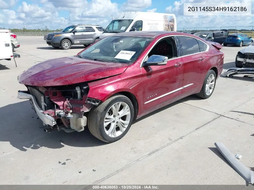 2G1145S34H9162186 2017 Chevrolet Impala 2Lz