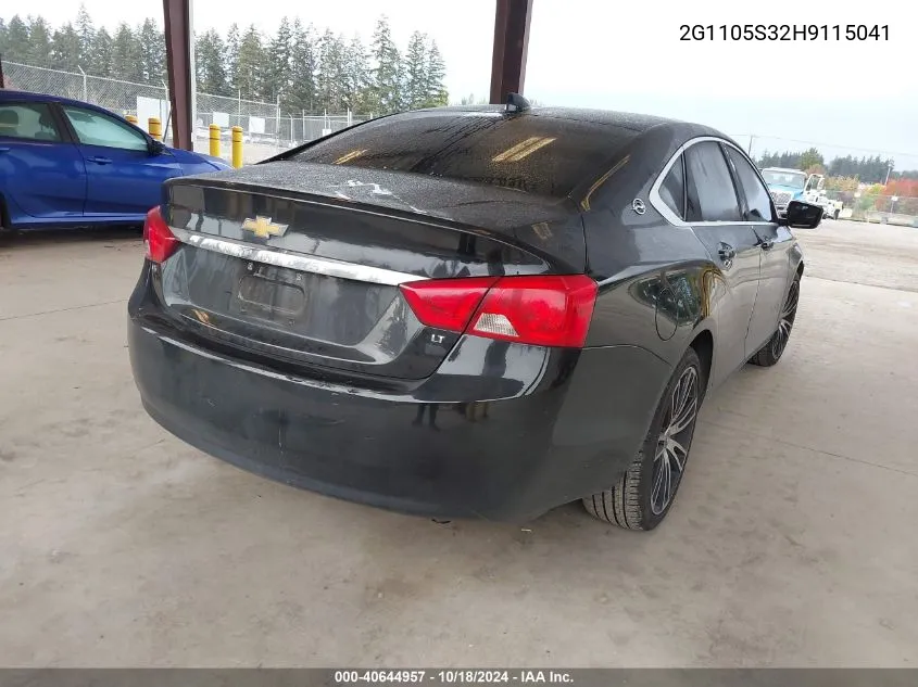 2G1105S32H9115041 2017 Chevrolet Impala 1Lt