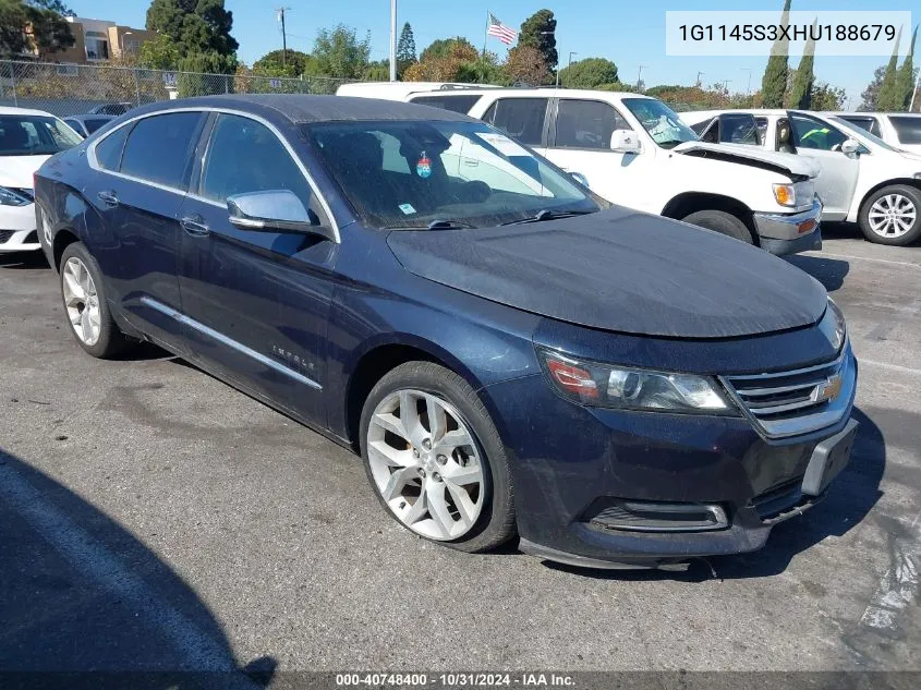 1G1145S3XHU188679 2017 Chevrolet Impala 2Lz