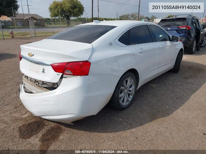 2G1105SA8H9140024 2017 Chevrolet Impala 1Lt