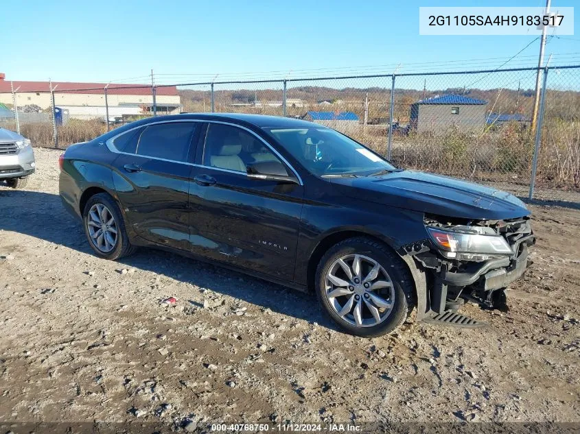 2017 Chevrolet Impala 1Lt VIN: 2G1105SA4H9183517 Lot: 40768750