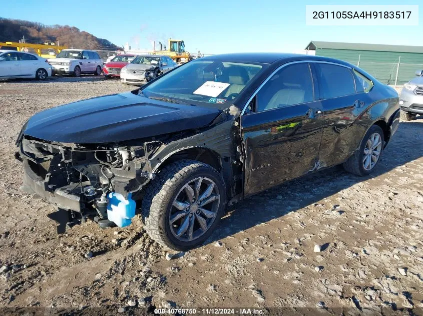 2017 Chevrolet Impala 1Lt VIN: 2G1105SA4H9183517 Lot: 40768750