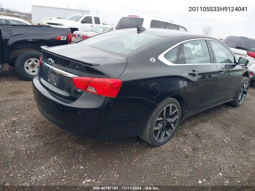 2017 Chevrolet Impala 1Lt VIN: 2G1105S33H9124041 Lot: 40797191