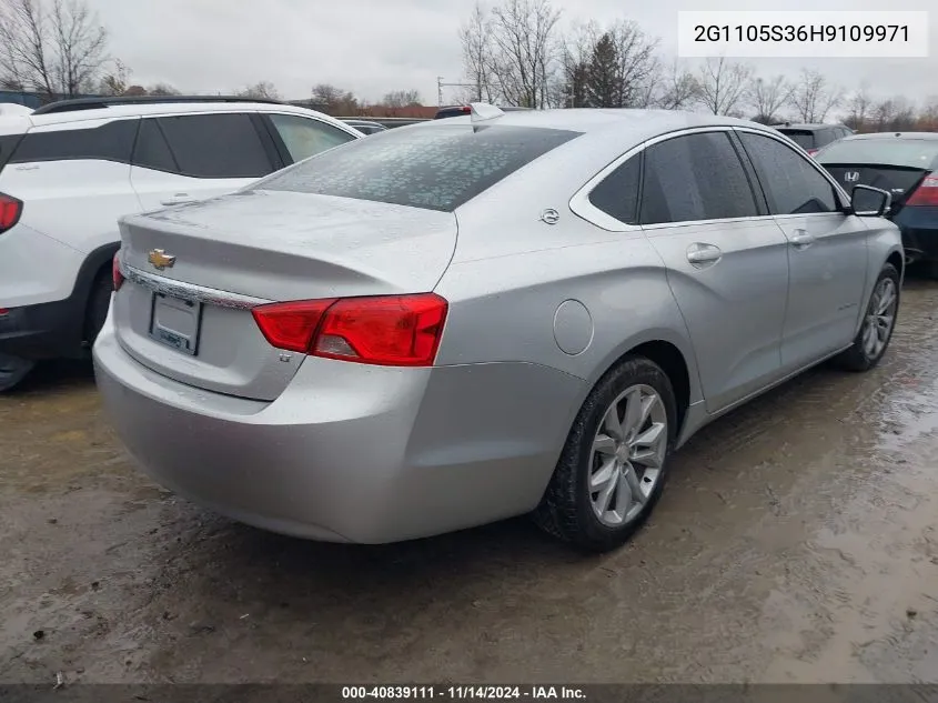 2017 Chevrolet Impala 1Lt VIN: 2G1105S36H9109971 Lot: 40839111