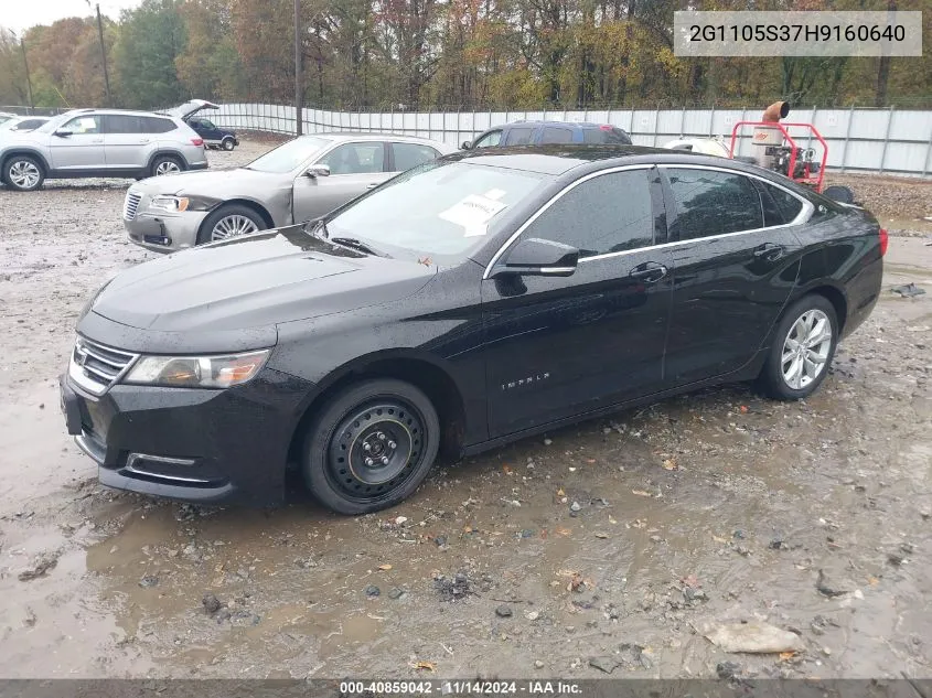 2017 Chevrolet Impala 1Lt VIN: 2G1105S37H9160640 Lot: 40859042