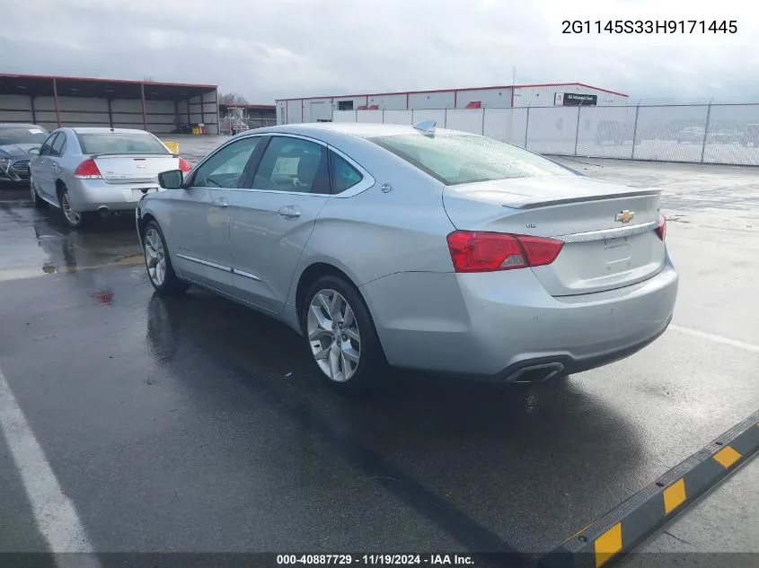 2G1145S33H9171445 2017 Chevrolet Impala 2Lz