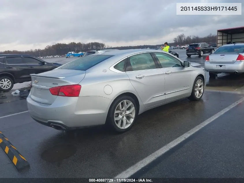 2G1145S33H9171445 2017 Chevrolet Impala 2Lz