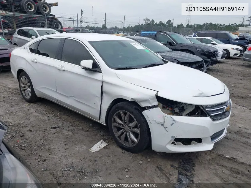 2017 Chevrolet Impala 1Lt VIN: 2G1105SA4H9169147 Lot: 40894226