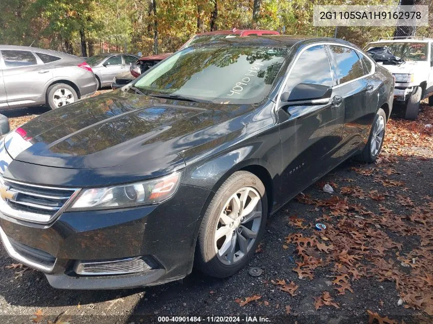 2017 Chevrolet Impala 1Lt VIN: 2G1105SA1H9162978 Lot: 40901484