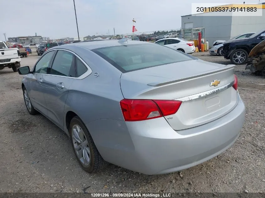 2018 Chevrolet Impala VIN: 2G1105S37J9141883 Lot: 12091296