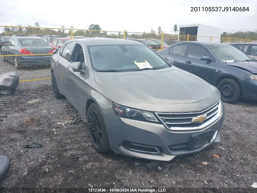 2G1105S37J9140684 2018 Chevrolet Impala